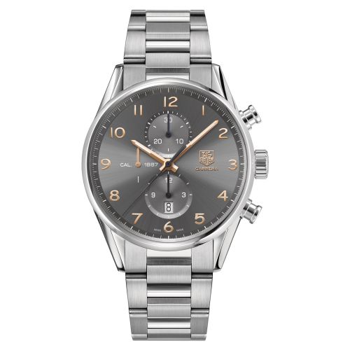 TAG Heuer Carrera Calibre 1887 43 Stainless Steel / Grey / Bracelet